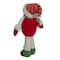 17.5" Red & Green Jolly Plush Snowman Christmas Figure